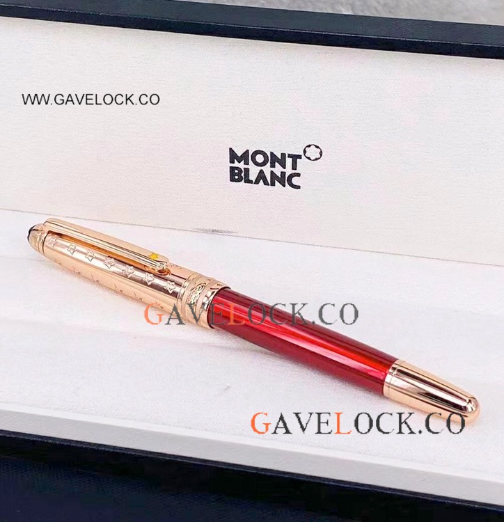 MontBlanc Petit Prince Rollerball Pen Rose Gold Pen Worldwide Shipping